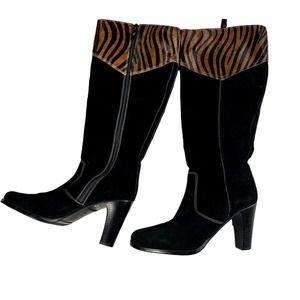 Calzaturificio Marco Grigiarancio Tall Boots Sz 8.5